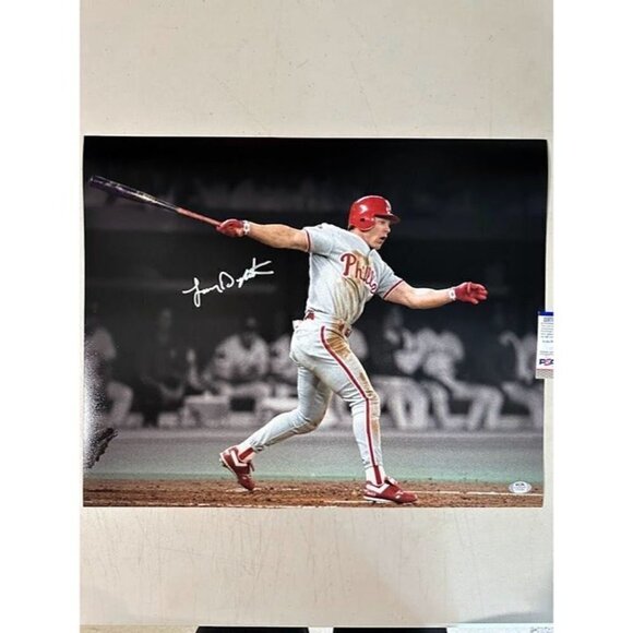 Lenny Dykstra signed autographed Philadelphia Phillies 16x20 photo PSA - Picture 2 of 4